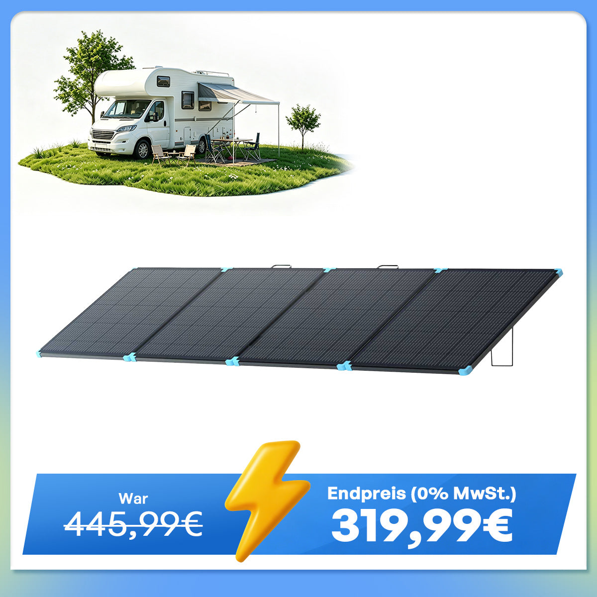 400W leichte tragbare Solartasche