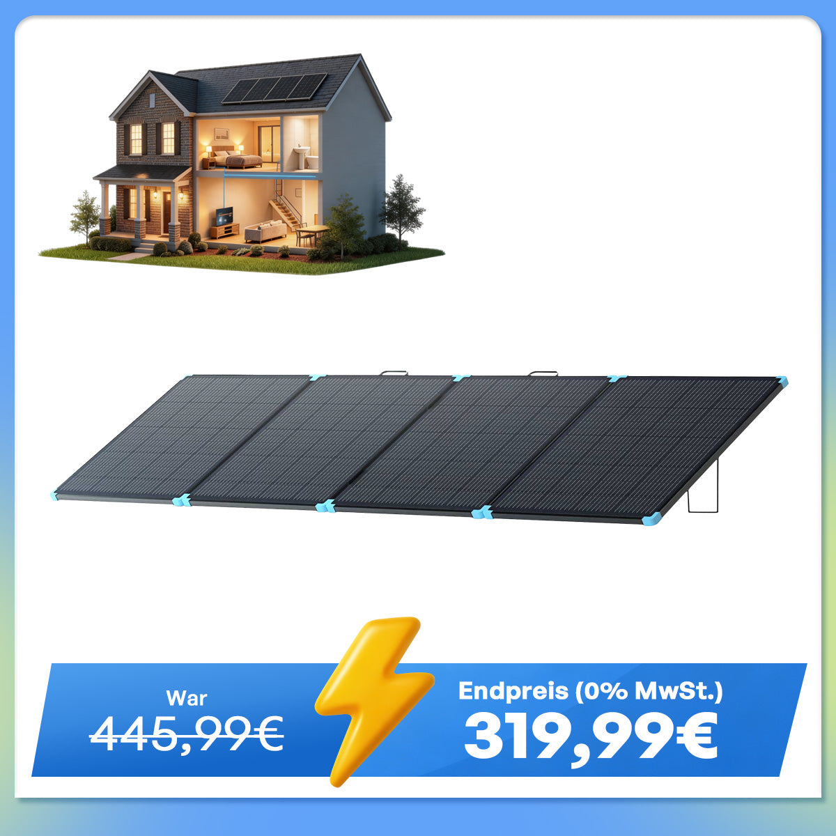 400W leichte tragbare Solartasche