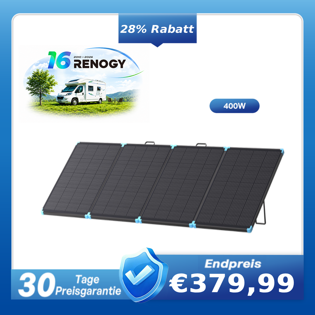 400W leichte tragbare Solartasche