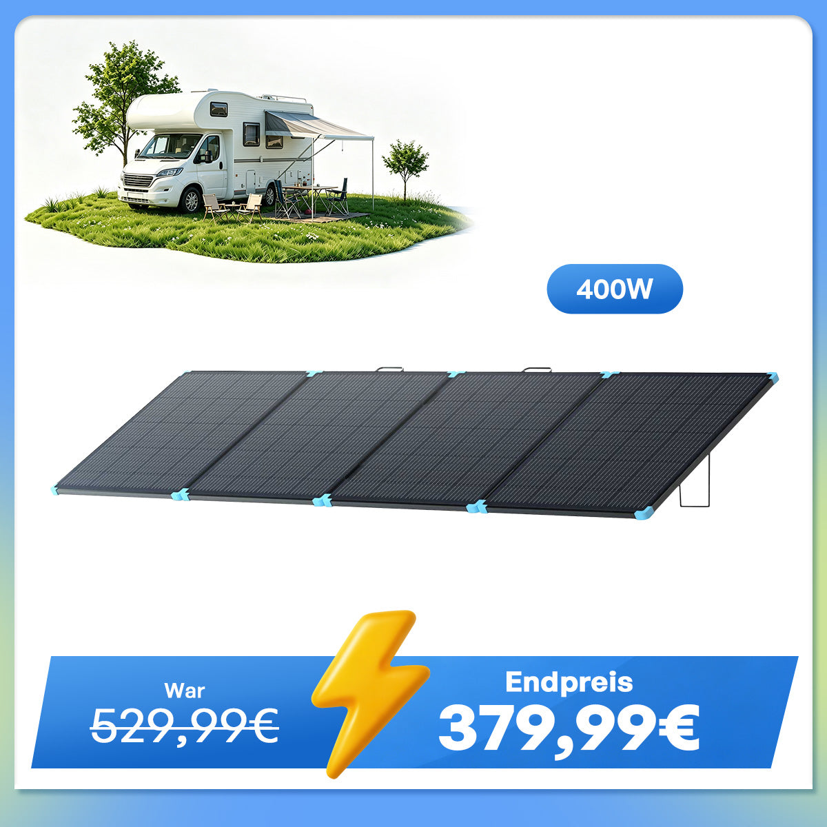 400W leichte tragbare Solartasche