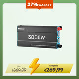 3000W 12V Wechselrichter reine Sinuswelle 12V auf 230V für Wohnmobil Camping Offgrid