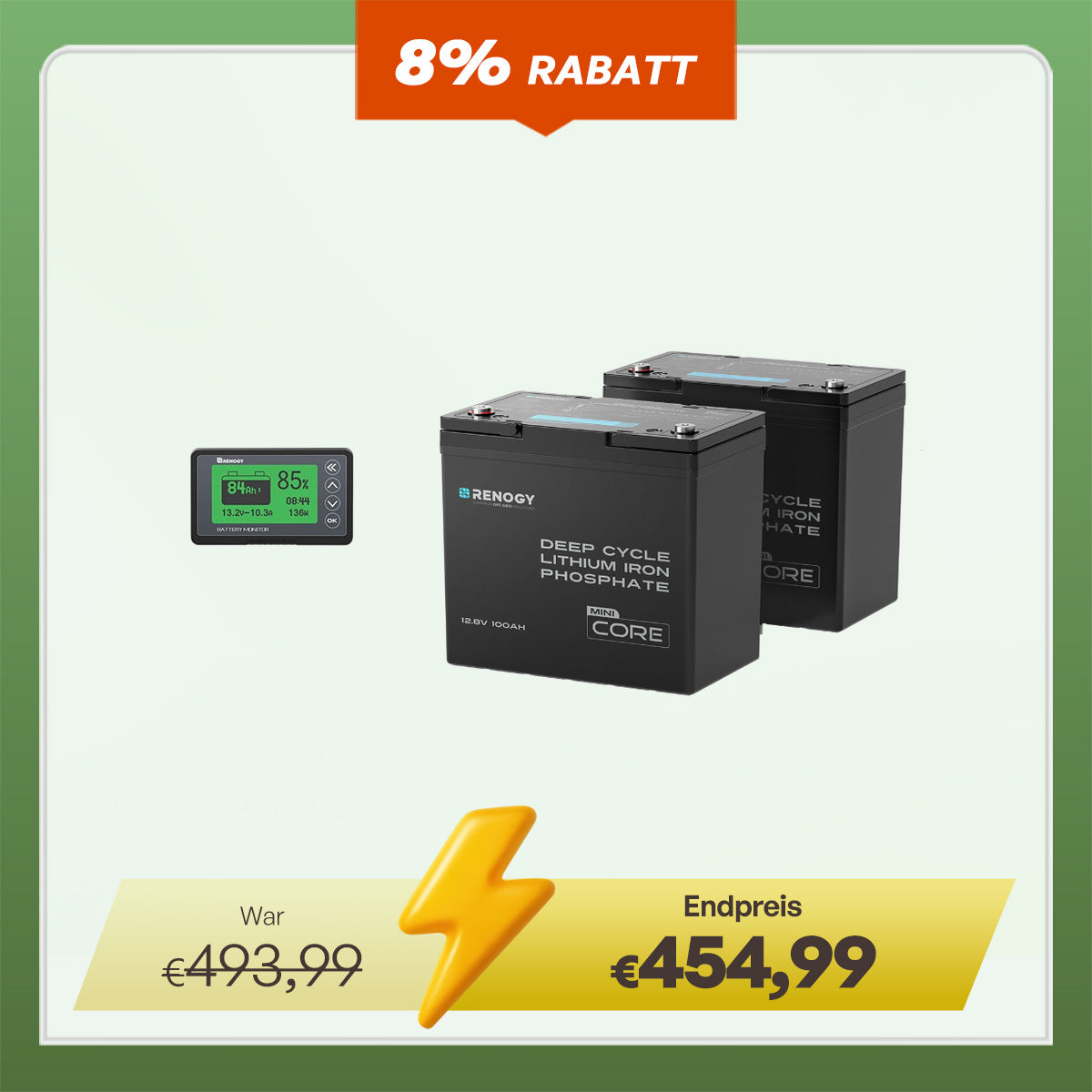 Core Mini - 12V 100Ah LiFePO4 Batterie