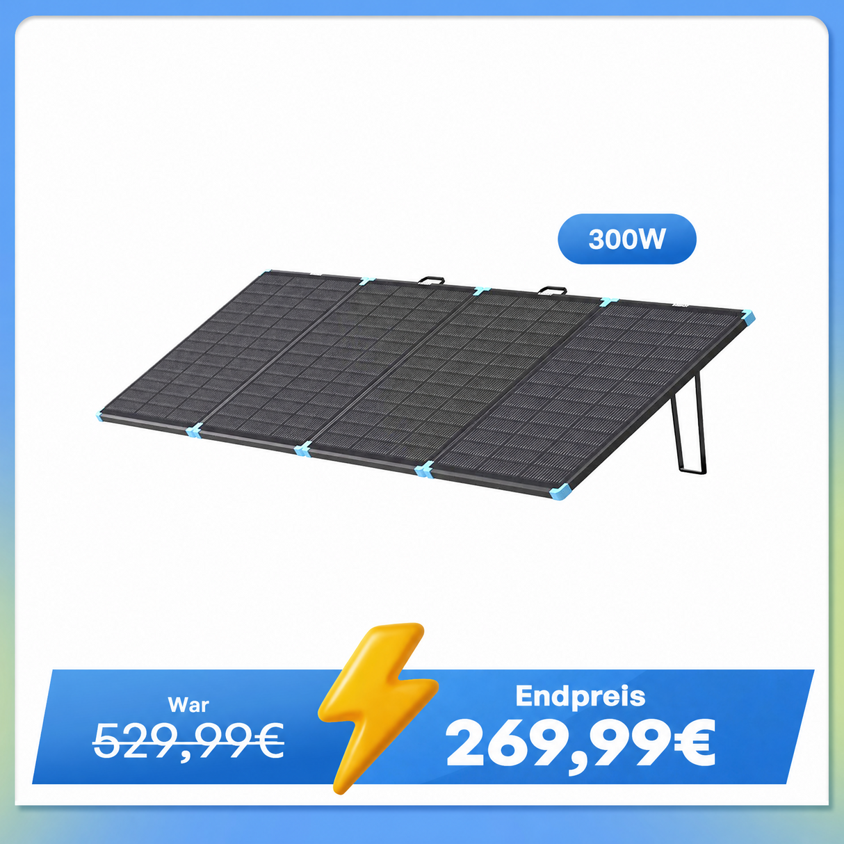 300W leichte tragbare Solartasche N-Typ Zelle