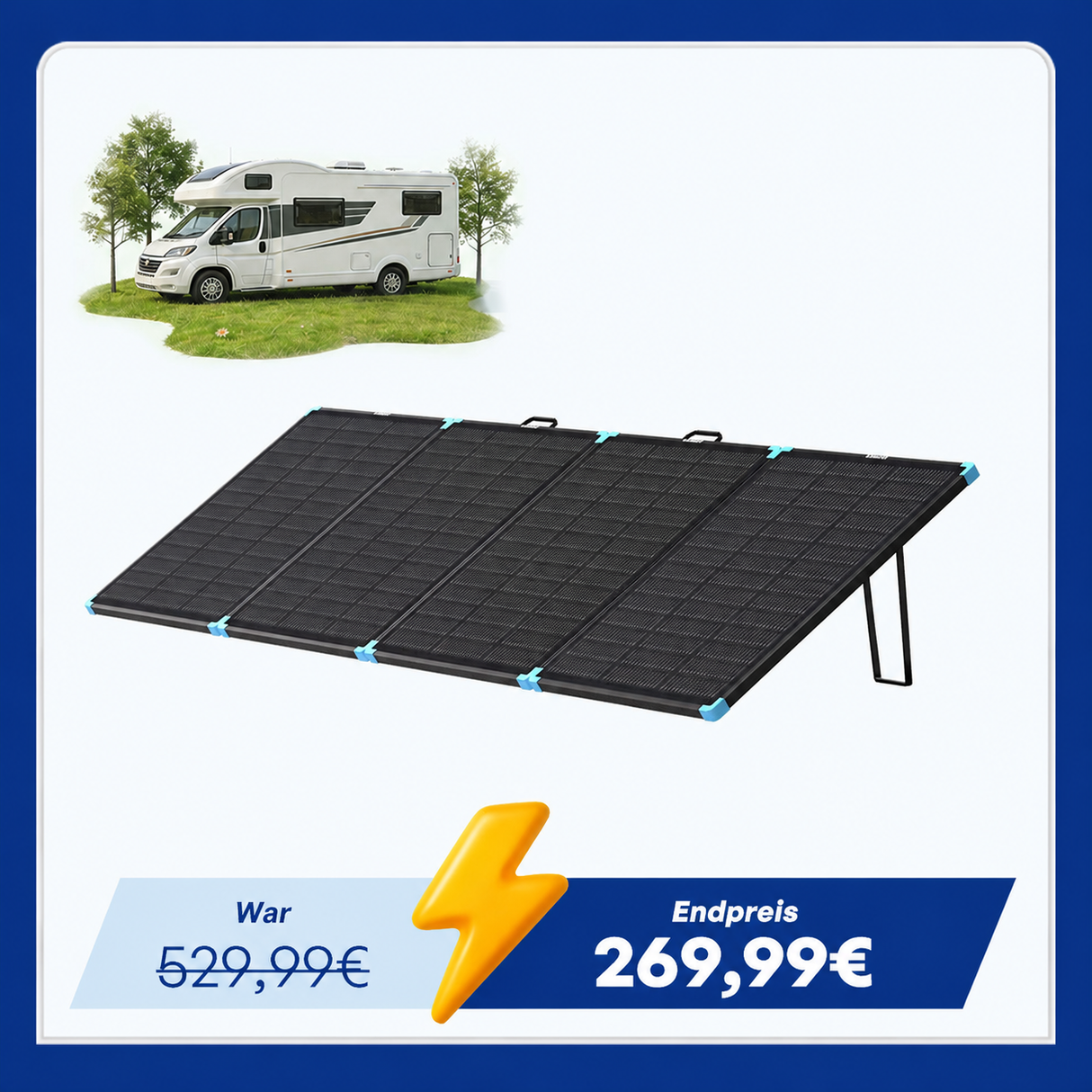 300W leichte tragbare Solartasche N-Typ Zelle
