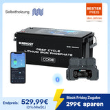 Core 12V 300Ah LiFePo4 Lithium Batterie mit Selbstheizung
